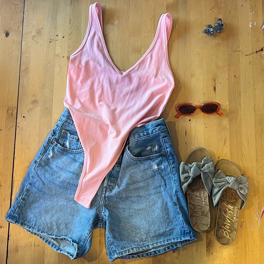 Pink Bodysuit NEVER WORN